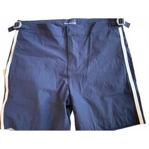 NEW PIER ST. BARTH boys' bathing swim short in navy buckle
